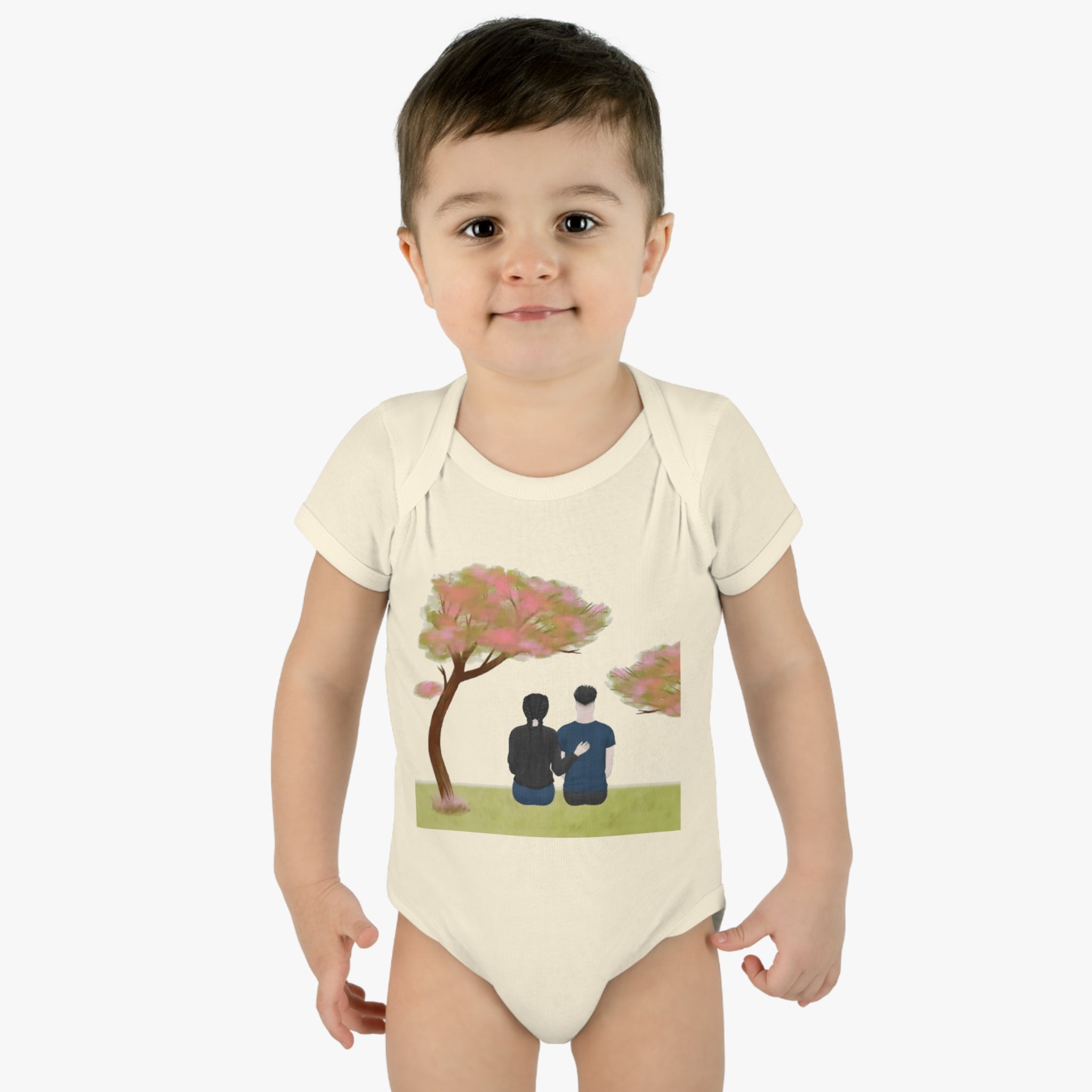 You and Me forever | Infant Baby Rib Bodysuit
